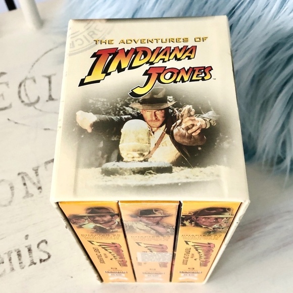Indiana Jones, VHS, Trilogy, 3 Movie, Box Set, Vintage, 1999, Good Condition - Picture 3 of 16